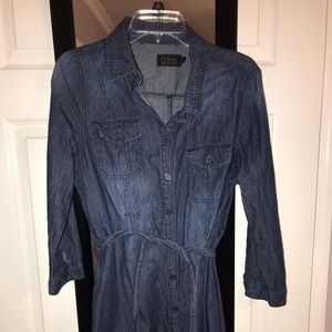 Denim dress